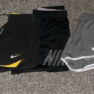 Nike Black and Gray dri fit Athletic Shorts size Small